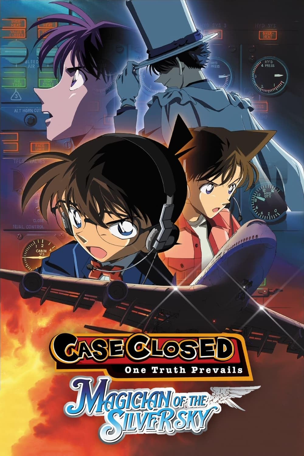 Detective Conan 08: Magician of the Silver Sky - Nhà Ảo Thuật Với Đôi Cánh Bạc (2004)
