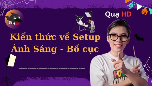 Setup Ánh Sáng Và Bố Cục Máy Ảnh Cùng Quạ HD