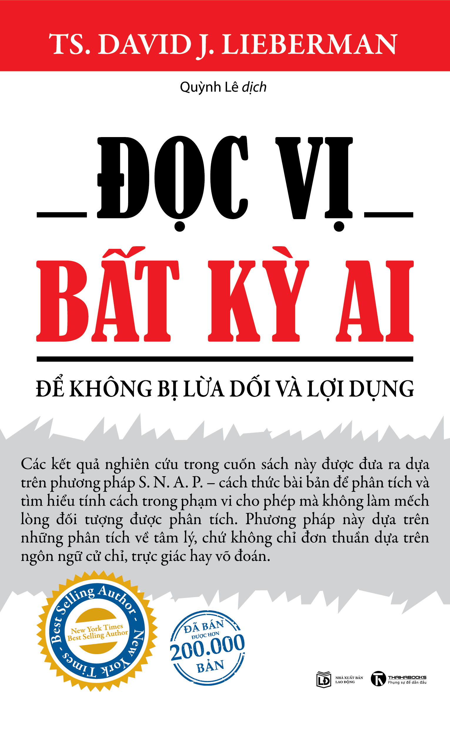 Đọc Vị Bất Kỳ Ai (2022) - TS David J Lieberman